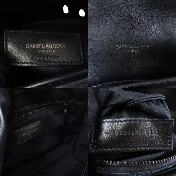 💎✨BEAUTIFUL✨💎 Authentic SAINT LAURENT YSL Leather Puffer Toy Bag Black - Picture 6 of 7